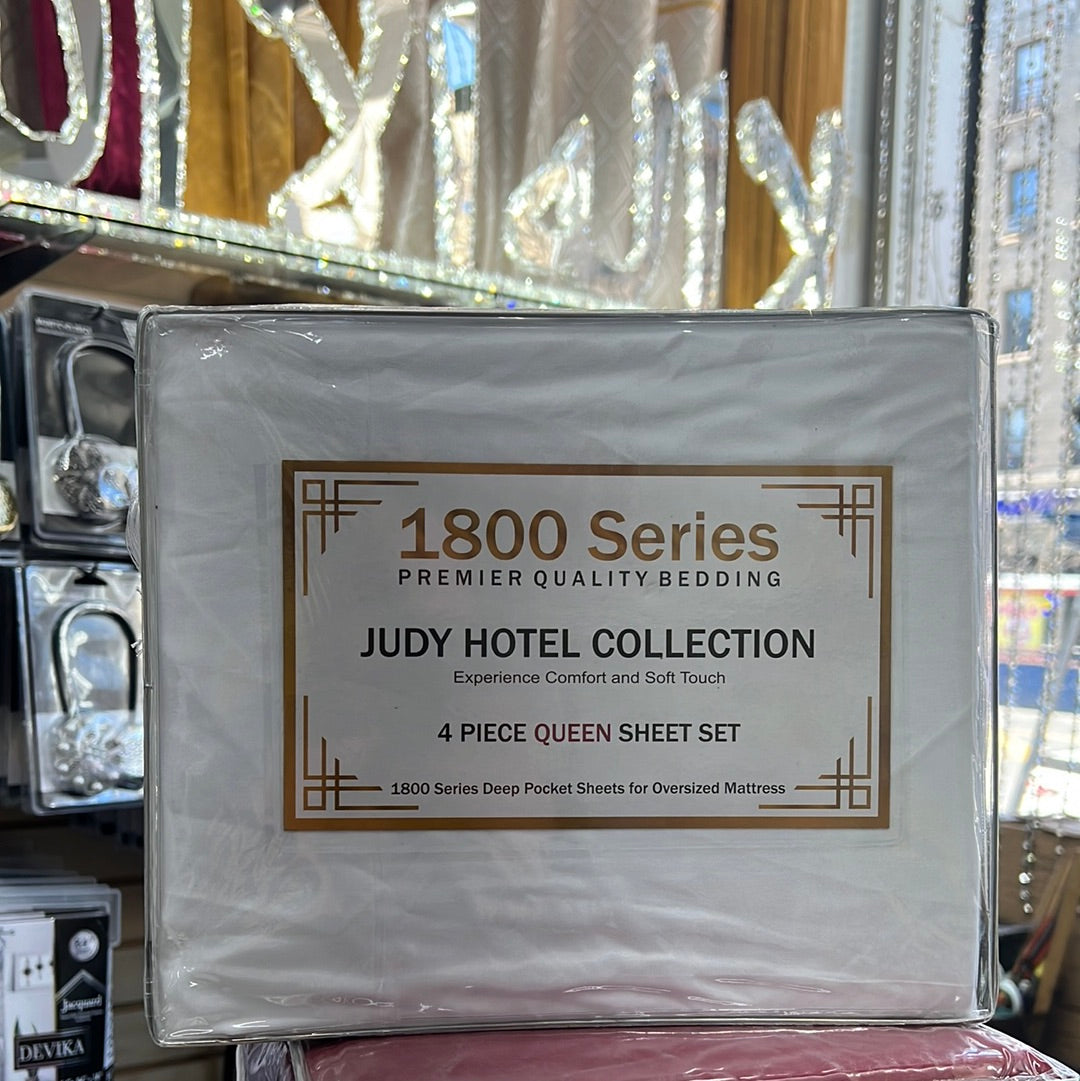Queen Size Luxury Comfort 4-Piece Bed Sheet Set 1800 Series